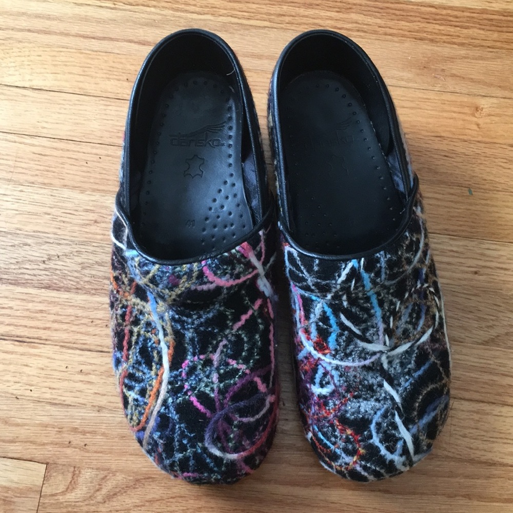 **Moving Sale** Dansko Confetti Clogs 41